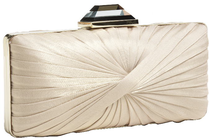Satin twist pleated clutch by Sondra Roberts, available at Nordstrom, $86.